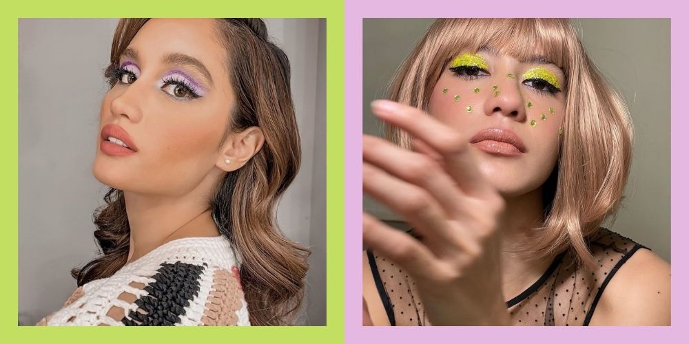 Tiru Penampilan Selebriti Memakai Eye Makeup Look Nyentrik