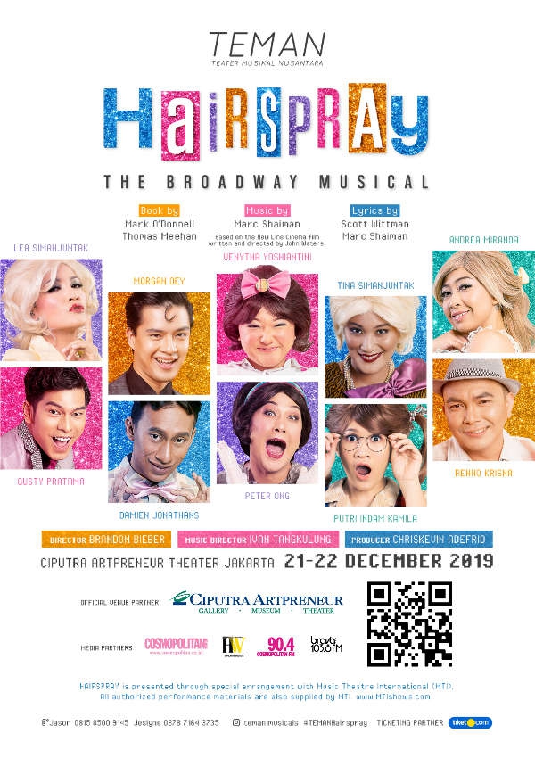 TEMAN hadir  dalam Hairspray The Broadway Musical