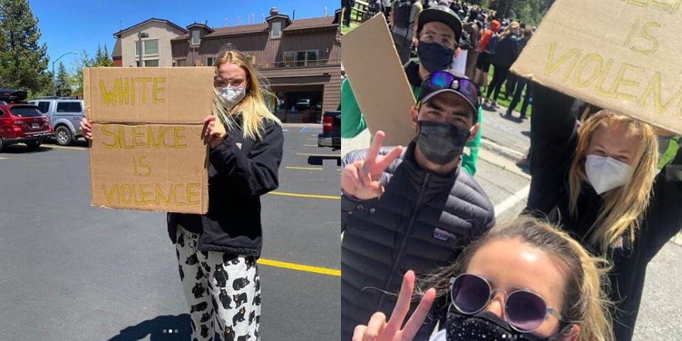 Jawaban Sophie Turner Kenapa Ia Ikut Demo Black Lives Matter