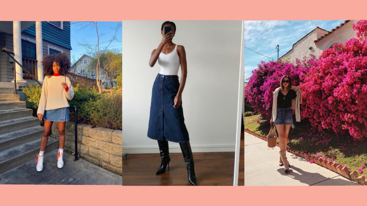 Tips Padu Padan Stylish dengan Rok Denim di Musim Panas!