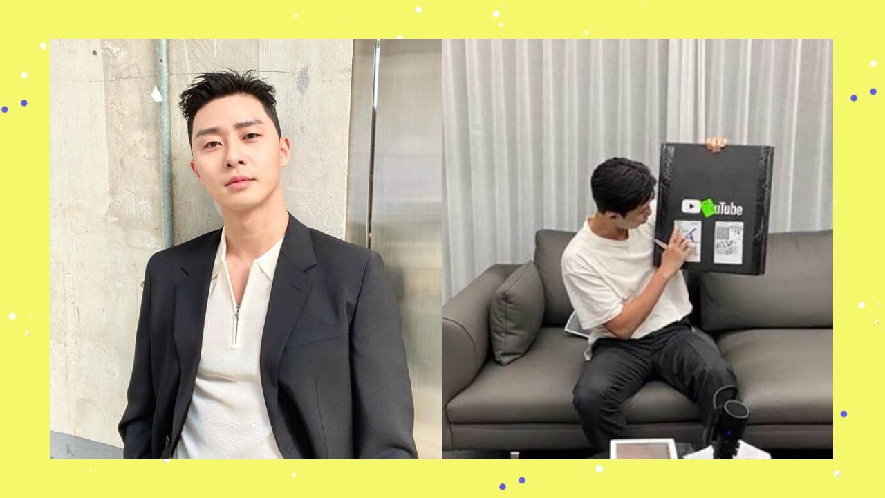 Yes! Park Seo Joon Resmi Mendapat Gold Play Button Youtube!